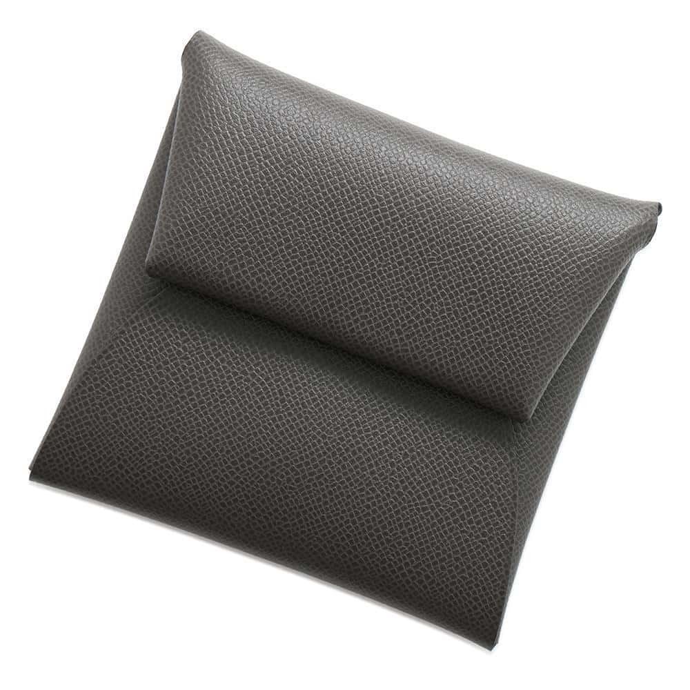 Hermes Bastia Vaud Madame Coin Case Graphite
